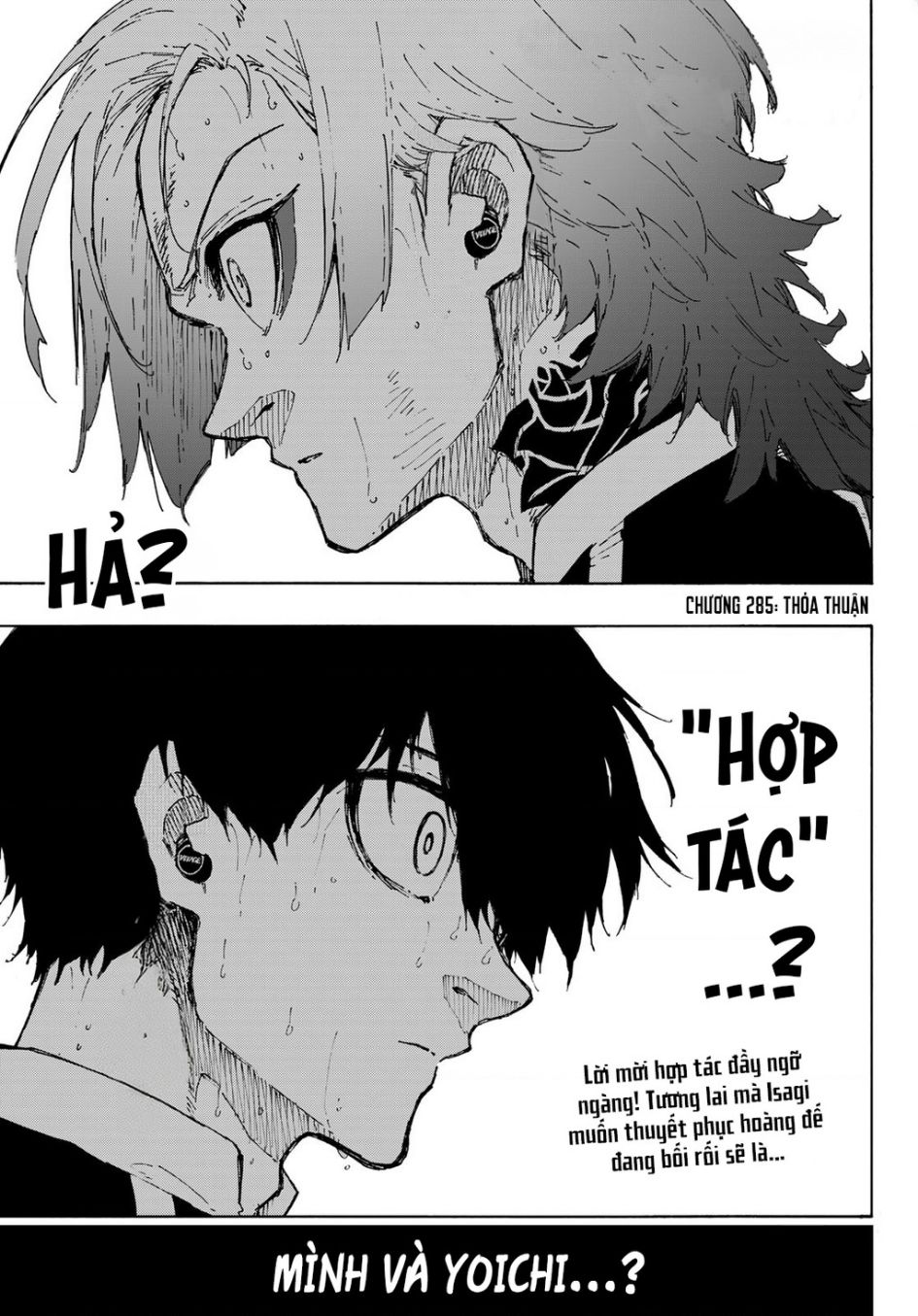 Blue Lock - Ngang Raw Chapter 285 - Trang 1