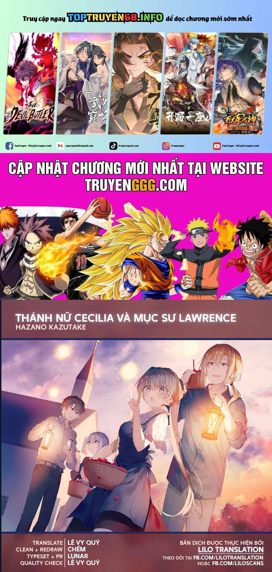 Nữ Thánh Ceclilia Và Mục-Sư Lawrence Chapter 71 - Trang 1